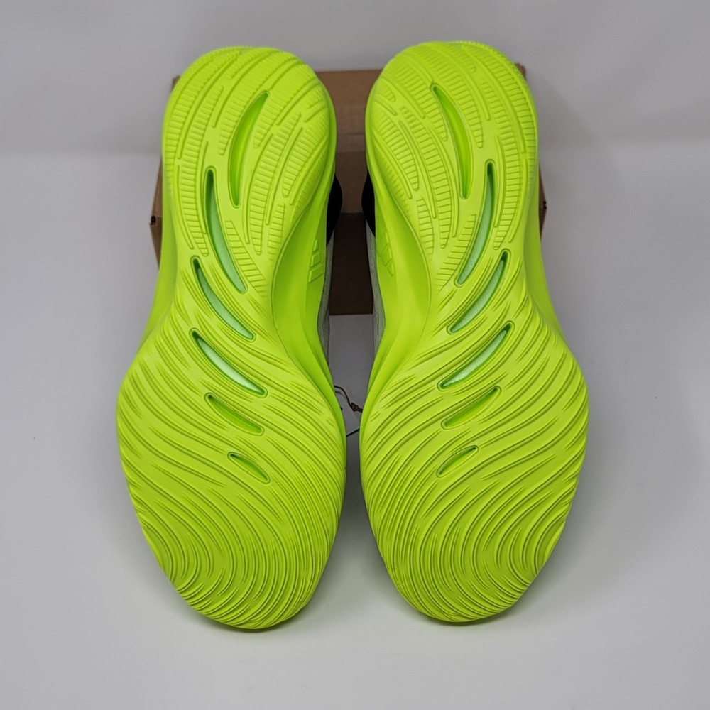 Adidas Adizero Select 2.0 IE7866 Men's Black Solar Yellow Basketball Shoes Sz 11 - Picture 4 of 6